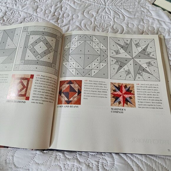 Better Homes & Gardens 501 Quilt Blocks Hardcover Book 1994 Edition - Picture 6 of 12